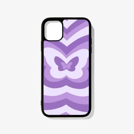 Lavender Butterfly – Premium Metal Phone Case | 2025 Edition