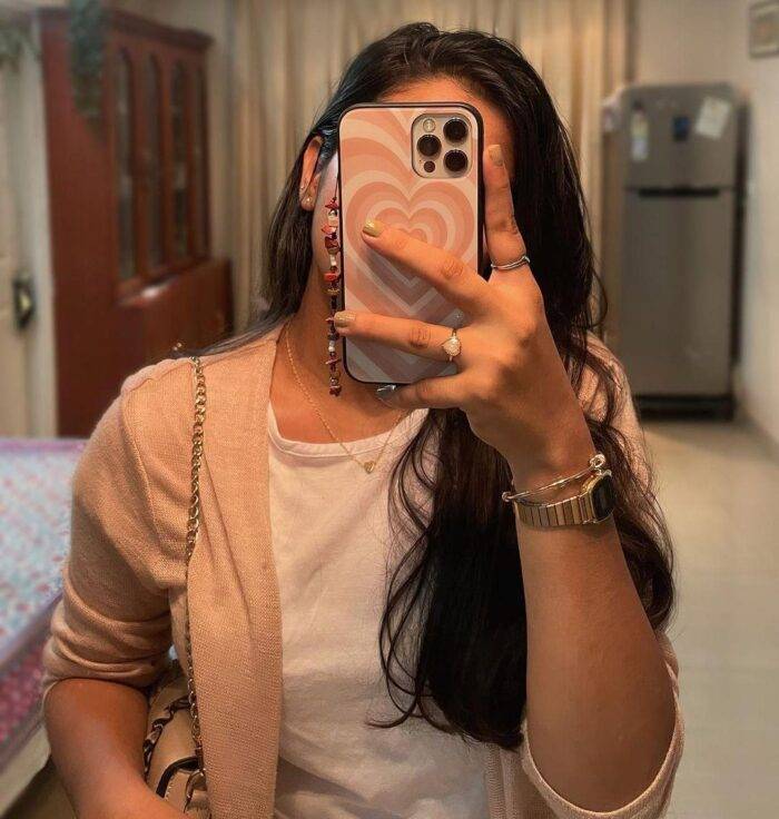 Light Brown Heart – Premium Metal Phone Case | 2025 Edition - Image 2