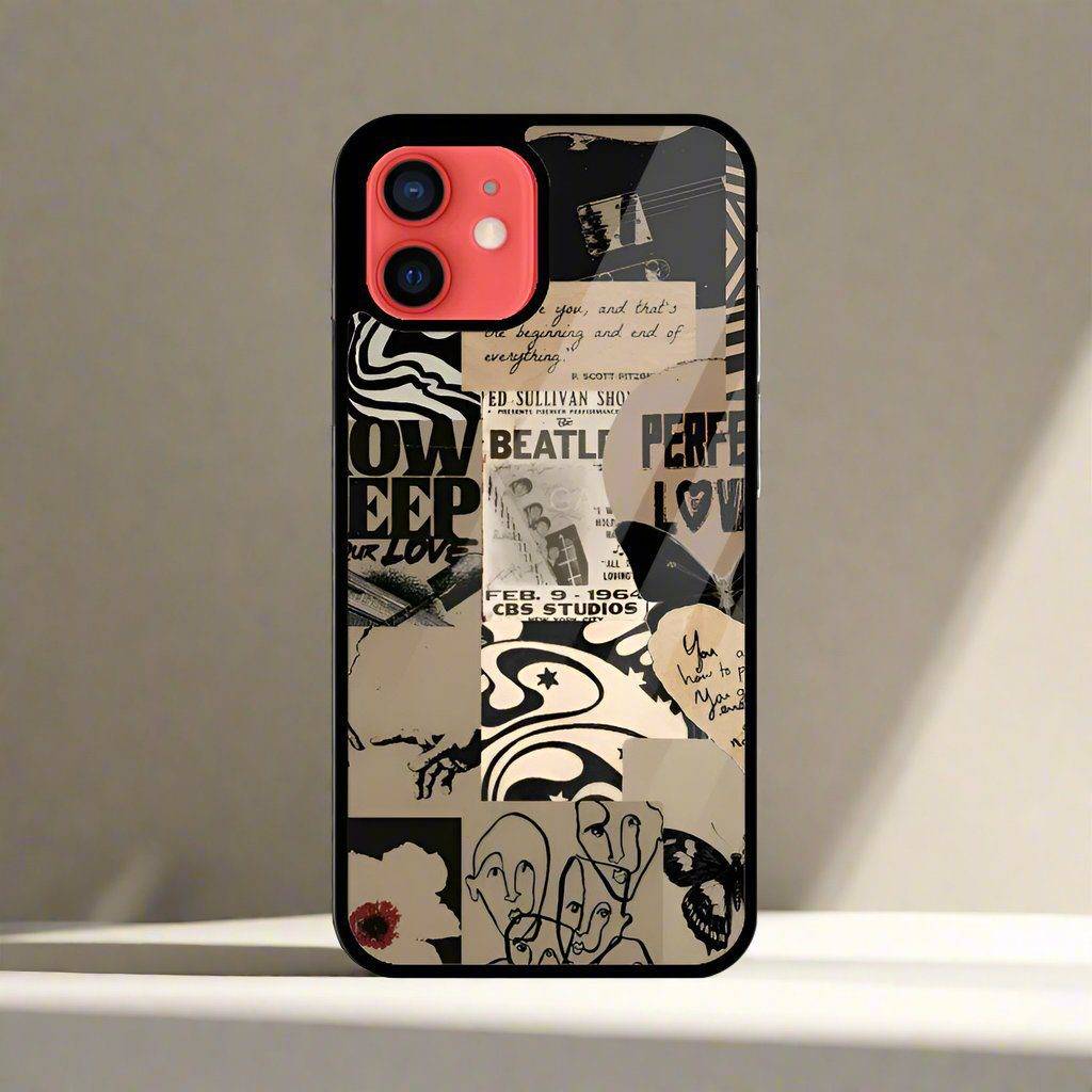 Old aesthetic (Phone glass case) Old Aesthetic - Premium Metal Phone Case | 2025 Edition - Image 1