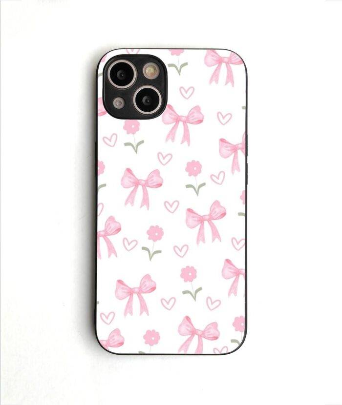 Pink Bow Premium & Durable Glossy Phone Case | 2025 Edition - Image 1