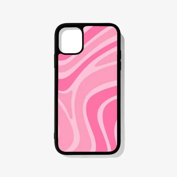 Pink Swirl - Premium Metal Phone Case | 2025 Edition - Image 1