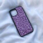 Purple Leopard – Premium Metal Phone Case | 2025 Edition - Image 2