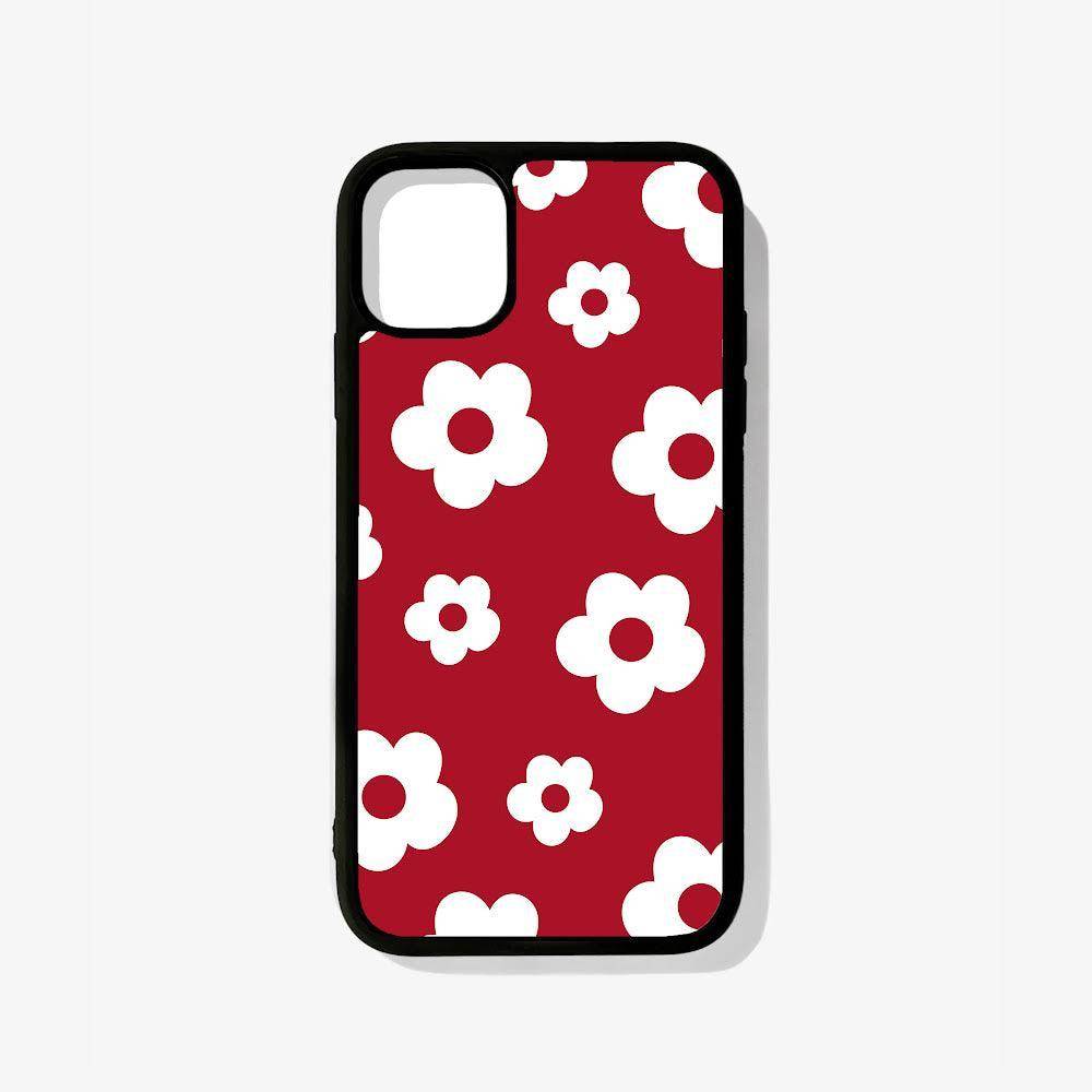 Red Bloom Glass Case Red Bloom Premium & Shockproof Metal Phone Case | 2025 Edition - Image 1