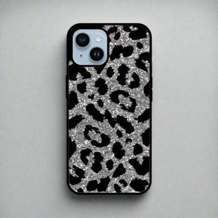 Premium & Durable Silver Glitter Printed Metal Phone Case | 2025 Edition