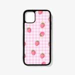 Strawberry Pattern Premium & Aesthetic Metal Phone Case | 2025 Edition