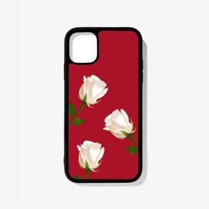 White Roses – Premium & Shockproof Metal Phone Case | 2025 Edition