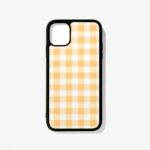 Yellow Plaid – Premium & Durable Metal Phone Case | 2025 Edition