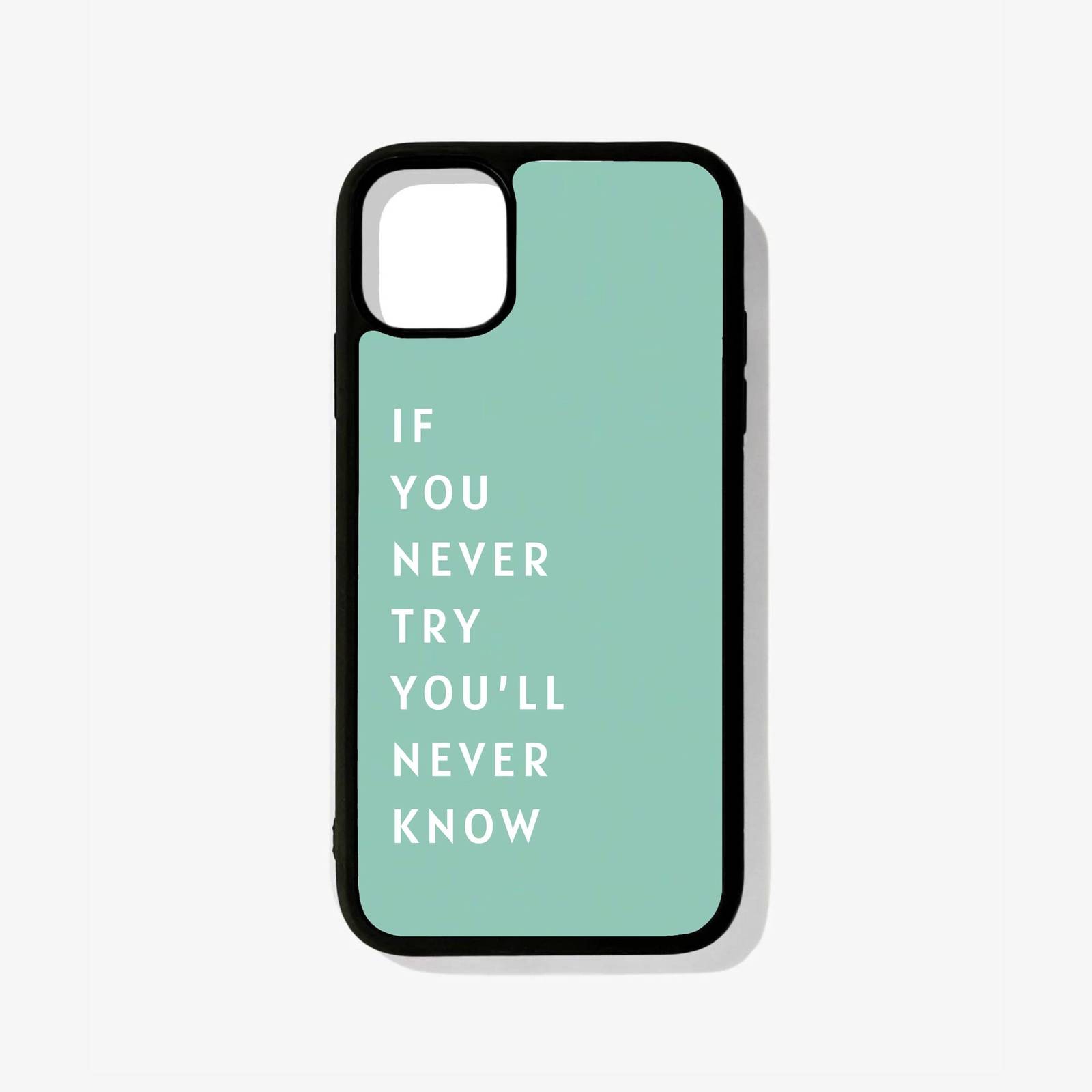 You’ll Never Know Glass Case You'll Never Know – Premium Metal Phone Case | 2025 Edition - Image 1