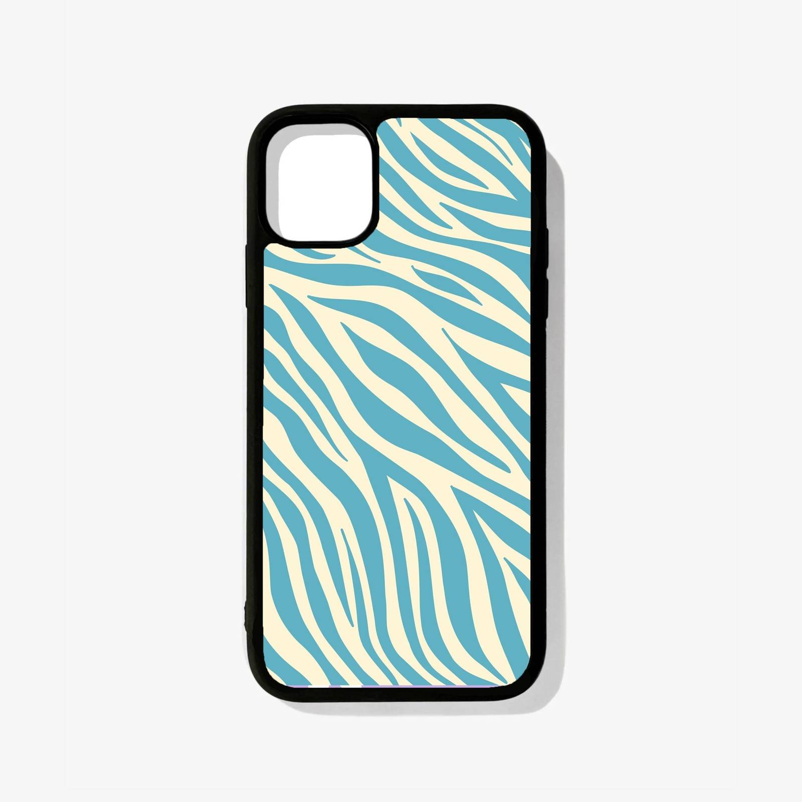 Zebra Pattern Aesthetic Glass Case Aesthetic Zebra Pattern – Premium Metal Phone Case | 2025 Edition - Image 1