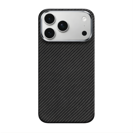 Black Wave Carbon Fiber iPhone 17 Pro Max Case – Wave Texture Protective Cover For iPhone 17 Pro & 17 Pro Max