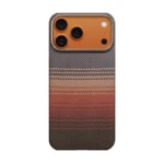Pitaka Sunset Inspired Carbon Fiber iPhone 17 Pro Max Case - Premium Cover For iPhone 17 pro & 17 pro max