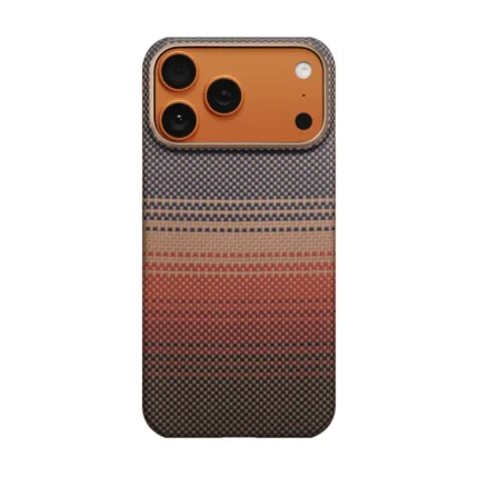 Pitaka Sunset Inspired Carbon Fiber iPhone 17 Pro Max Case - Premium Cover For iPhone 17 pro & 17 pro max