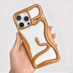 Premium Snake Electroplated iPhone Case with 3D raised snake pattern and electroplated shine for iPhone 11-17 Series
