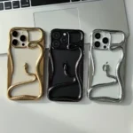 Premium Snake Electroplated iPhone Case with 3D raised snake pattern and electroplated shine for iPhone 11-17 Series