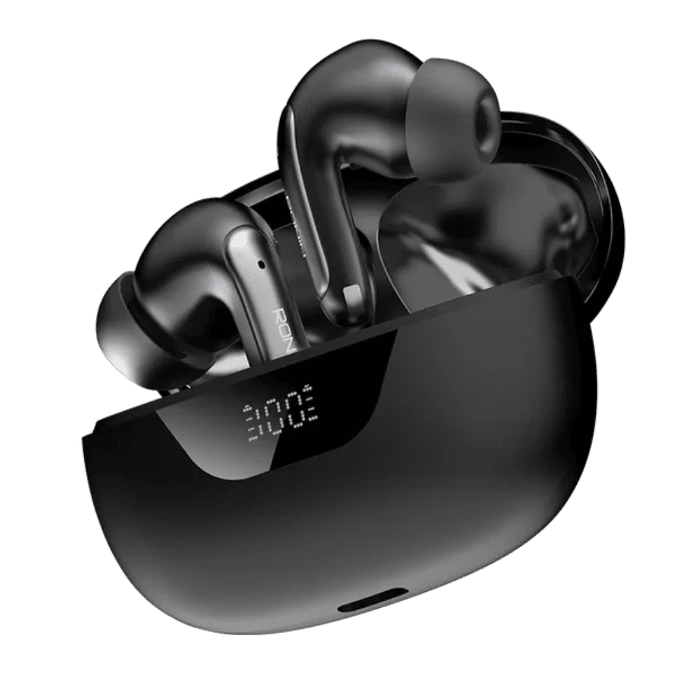Ronin R-7010 Mystique Wireless Earbuds Price in Pakistan – ANC sound, long battery, digital display