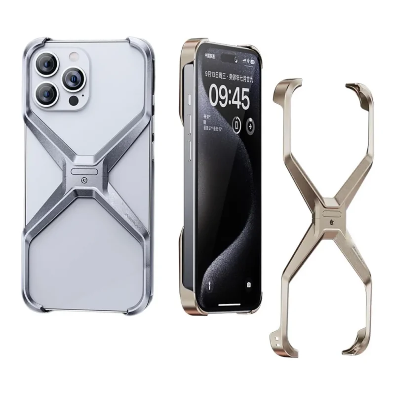 Premium Metal X iPhone Case – Metal Frame Case for iPhone