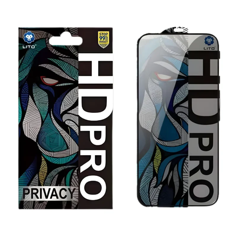 Lito HD Pro Privacy iPhone Glass Protector Price in Pakistan – Anti-Spy Tempered Glass For iPhone 11-17 Series
